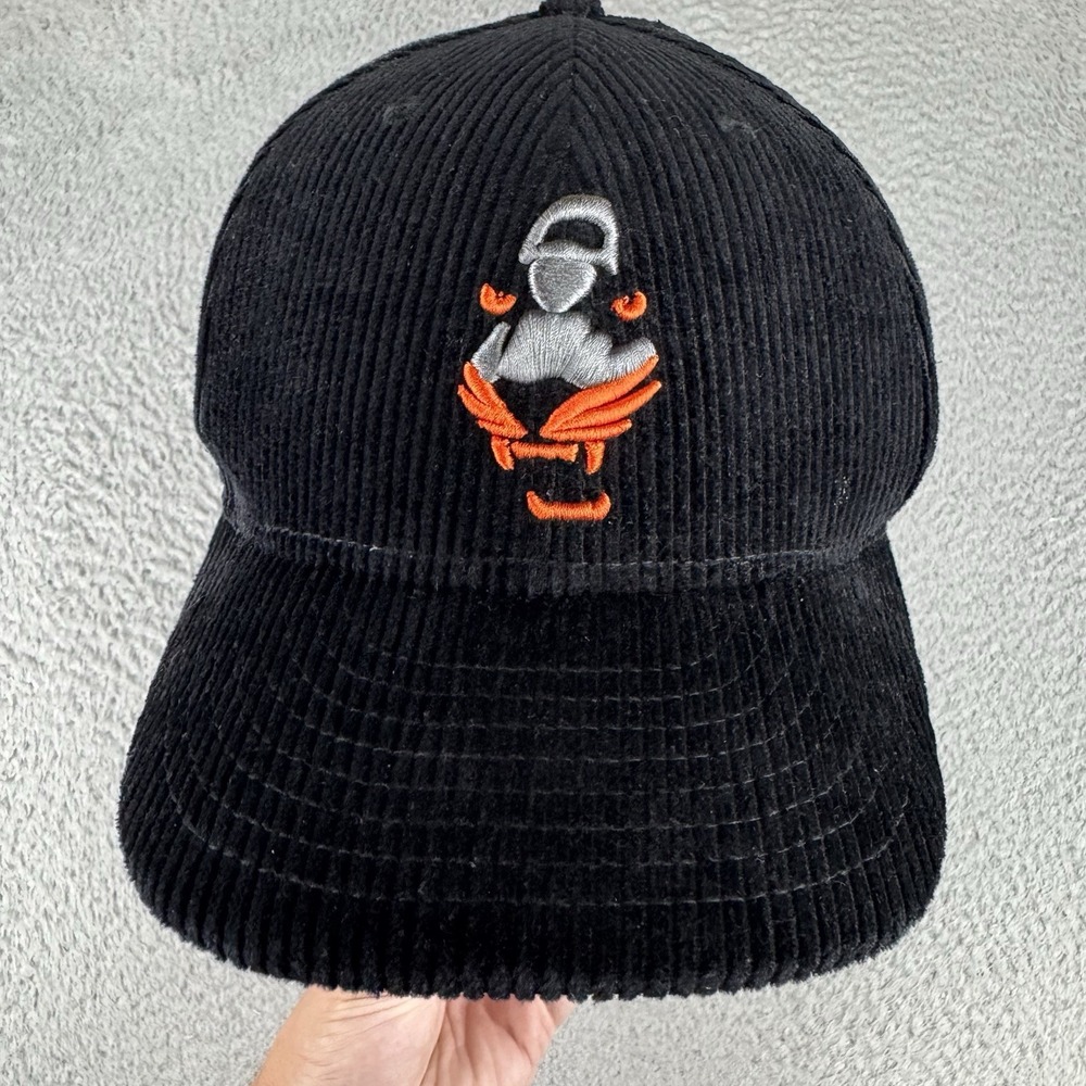 Cincinnati Bengals New Era Corduroy Hat Black Rare 7 3/4